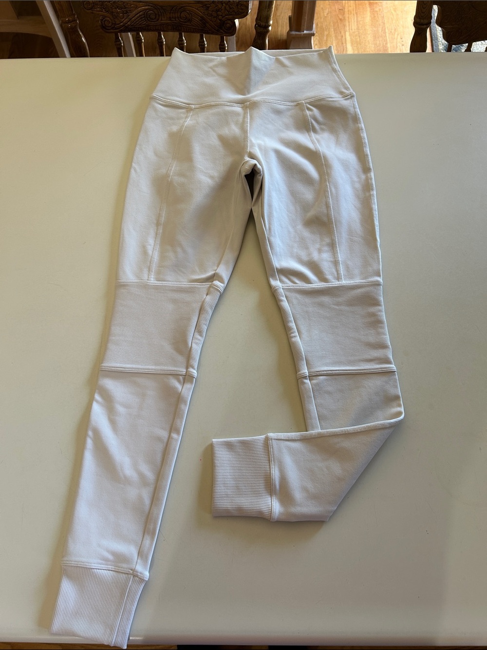 Alo small S High-Waist cream ivory Active Leggings